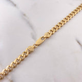 Cadena Cubana 23.7gr / 60cm / 5.7mm Oro Amarillo 18K #