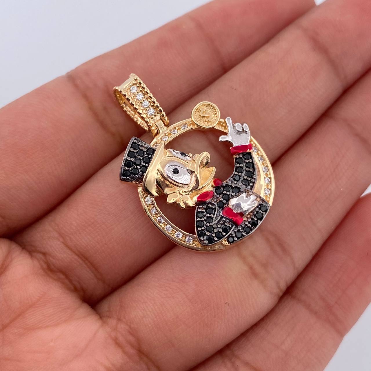 Dije Pato Inspirado 4.25gr / 2.7cm / Oro 18K &