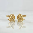 Topos Avión 0.55gr / 7mm Oro Amarillo 18K *