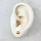 Topos Bola 0.7gr / 5mm Diamantada Lineal Oro Amarillo 18K *
