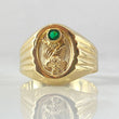 Anillo Sello Aguila 2.6gr / T9 3/4 / Oro 18K ©