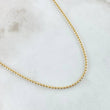 Cadena Militar 5.45gr / 60cm / +3 Oro 18K ©