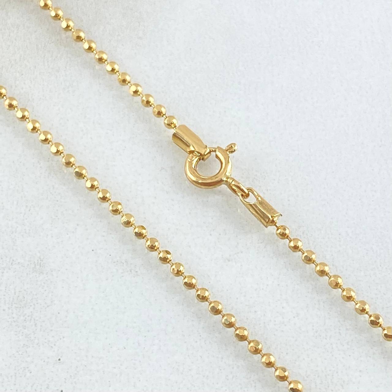 Cadena Militar 5.45gr / 60cm / +3 Oro 18K ©