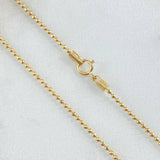 Cadena Militar 3.15gr / 50cm / +3 Oro 18K ©