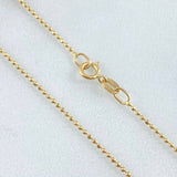 Cadena Militar 1.9gr / 45cm / +3 Oro 18K ©