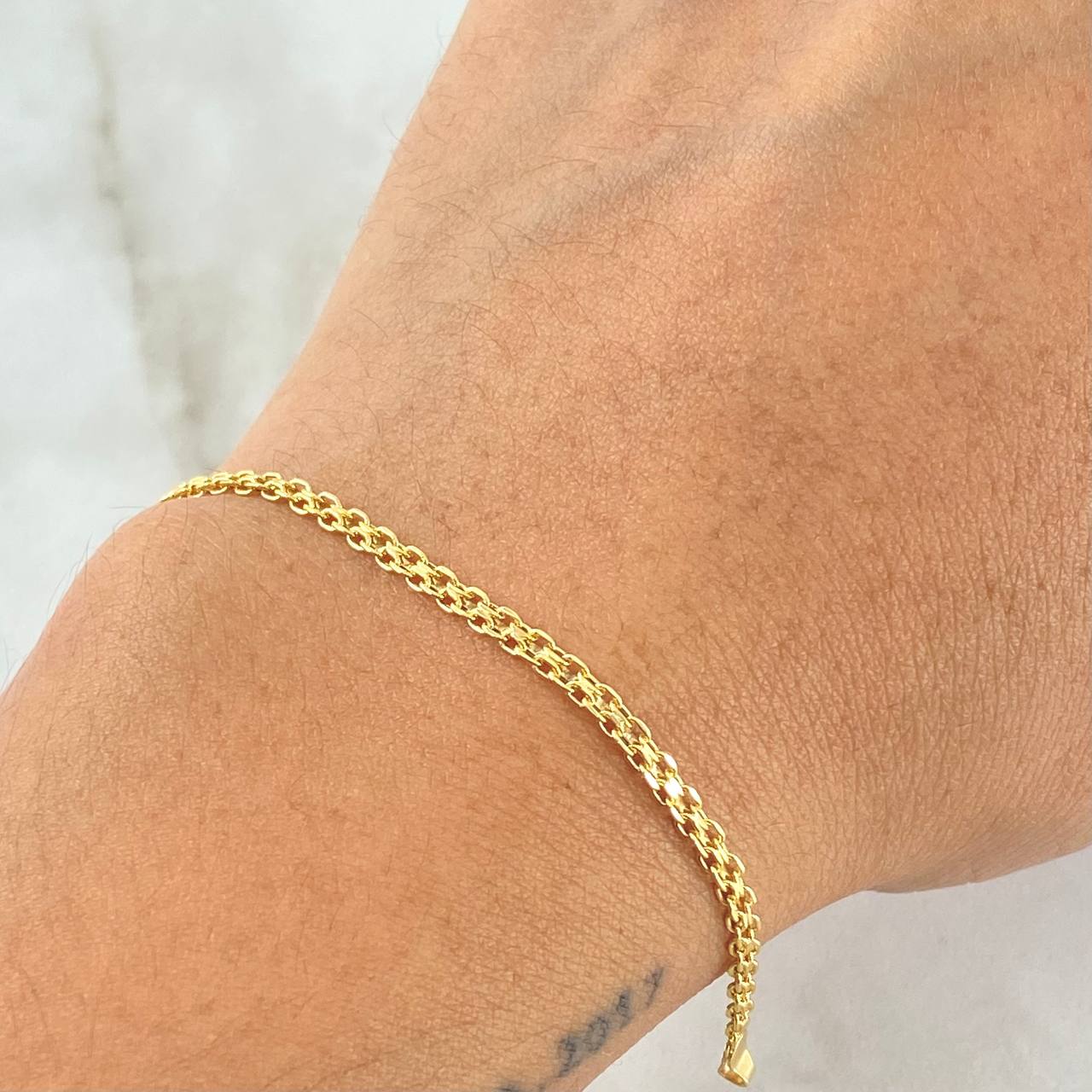 Pulso Chino 1.1gr / 17cm / +1 Oro 18K