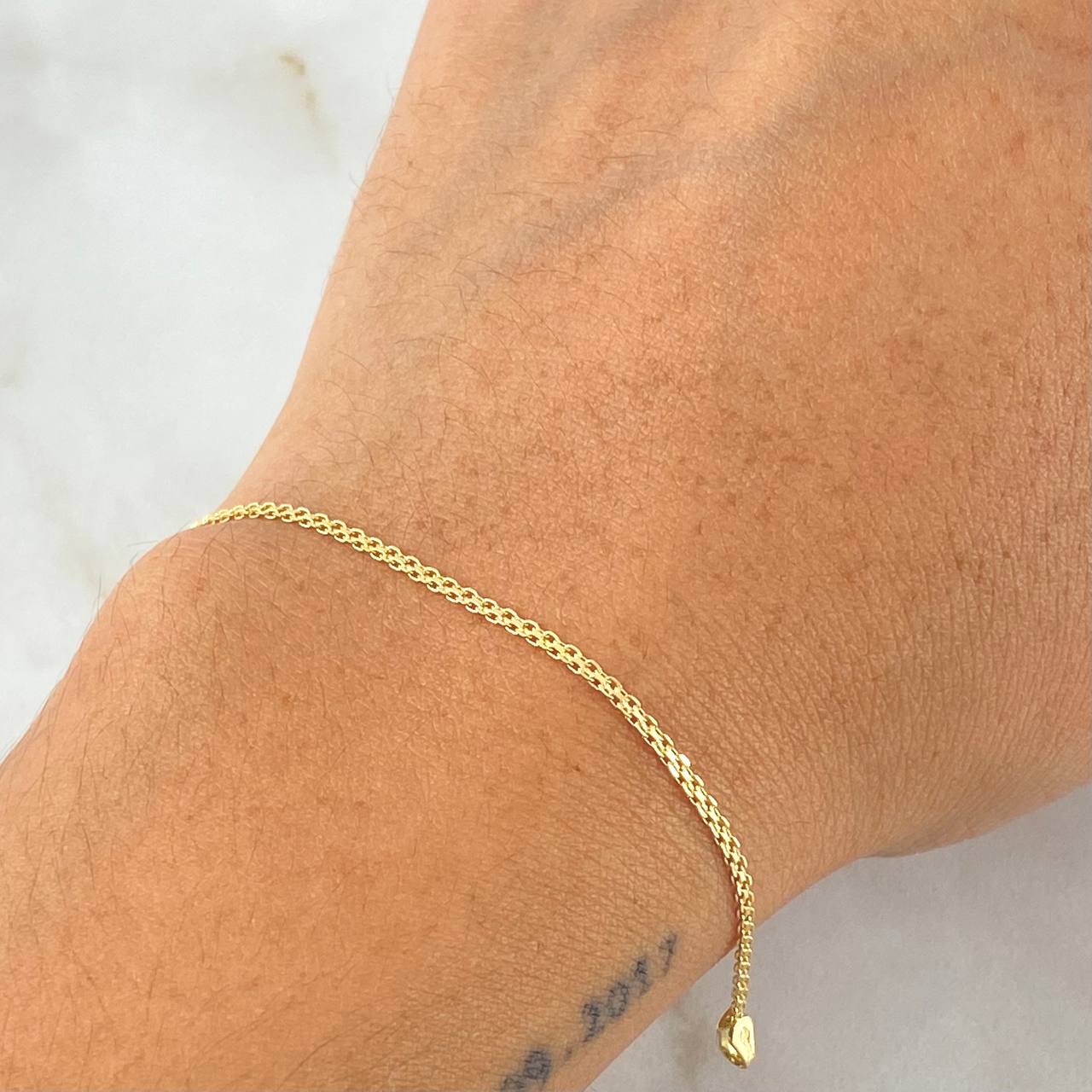 Pulso Chino 1.1gr / 18cm / +1 Oro 18K ©