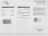 Topos Circulo Tupido Esmeraldas 6.51qts Diamantes 1.28qts 4.8g / 12.55mm Oro Amarillo 18K