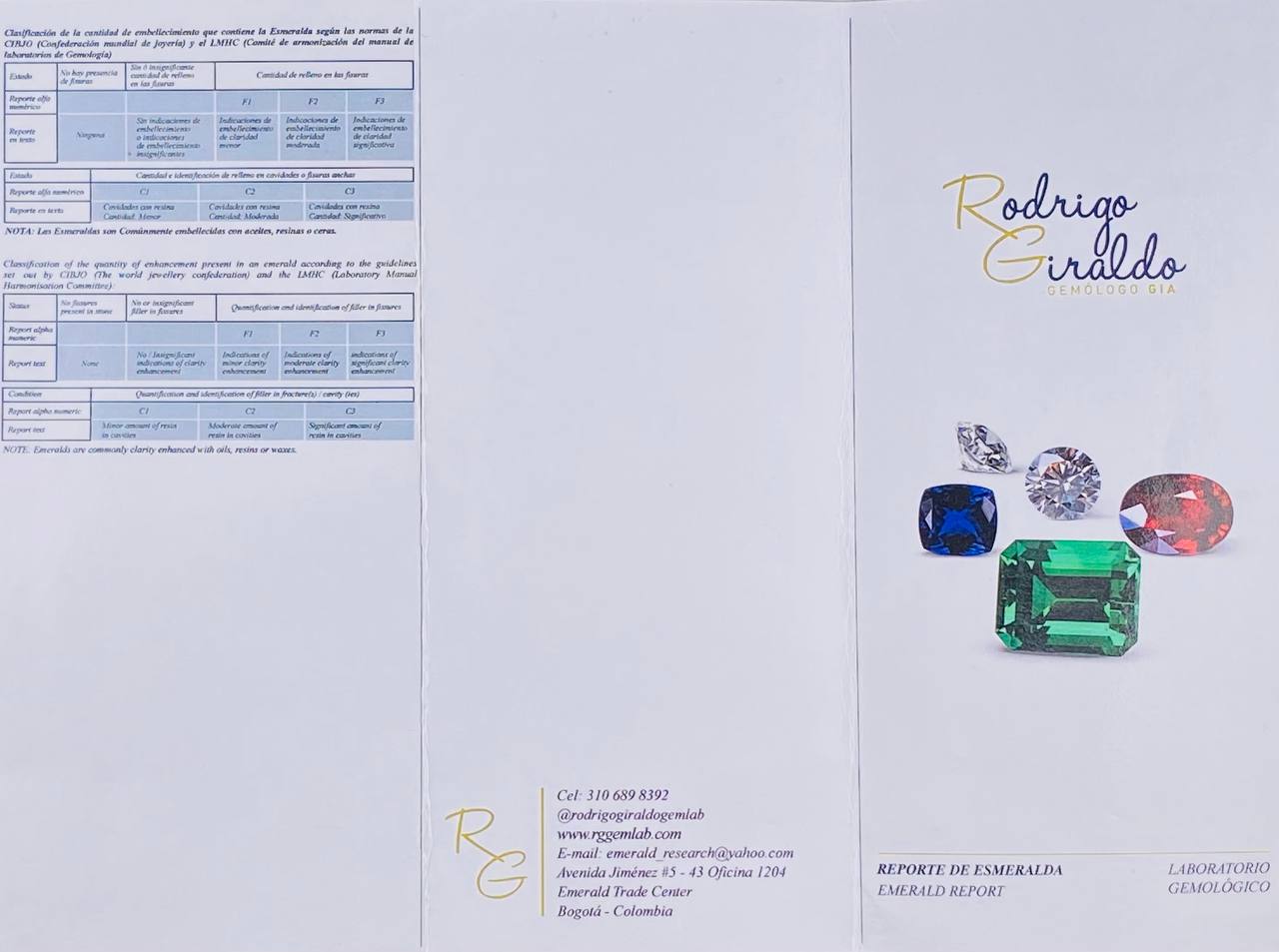 Topos Circulo Tupido Esmeraldas 6.51qts Diamantes 1.28qts 4.8g / 12.55mm Oro Amarillo 18K