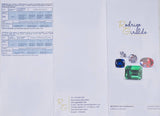 Pulso Hoja Esmeraldas 2.44qts Diamantes 3.12qts 29.45g / 16.8cm / 3.45mm Oro Amarillo 18K