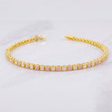 Pulso Tenis 8.15g / 17.2cm / 2.7mm Oro Amarillo 18K