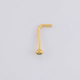 Piercing Chispa 0.1g / 0.9cm Oro Amarillo 18K
