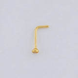Piercing Chispa 0.1g / 0.9cm Oro Amarillo 18K