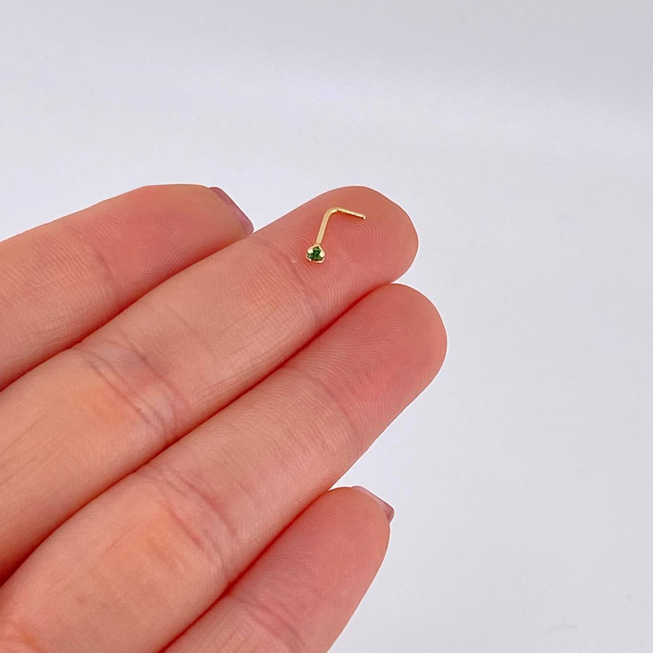 Piercing Chispa 0.1g / 1cm Oro Amarillo 18K