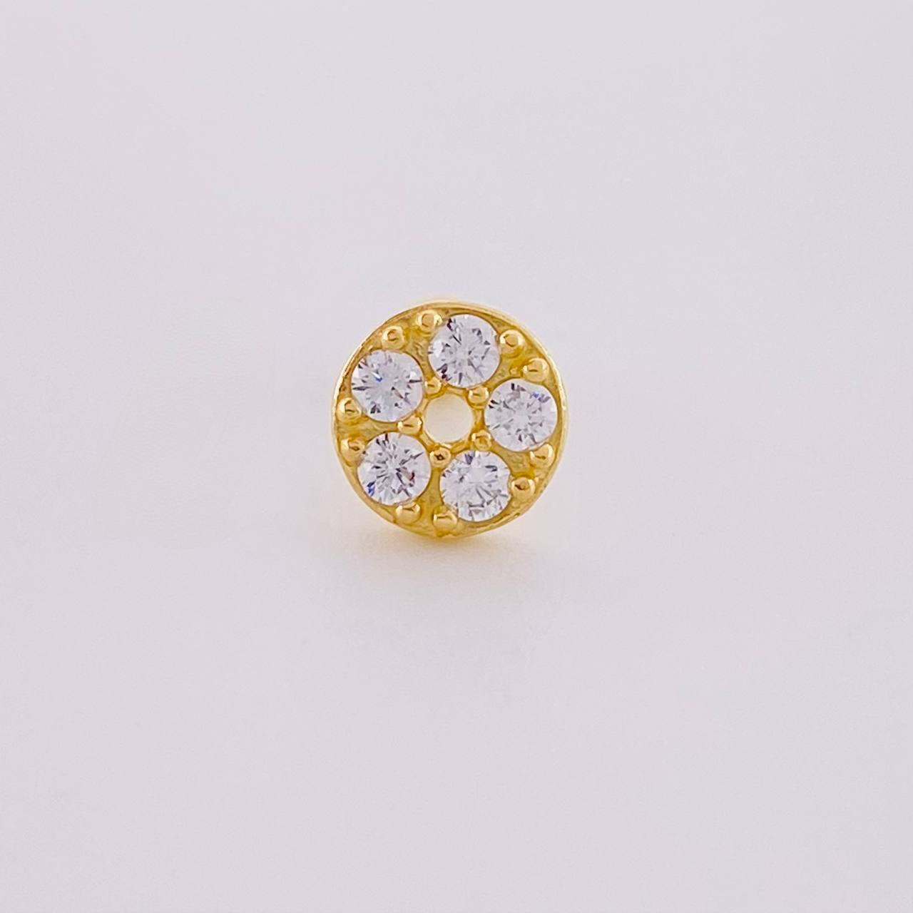 Piercing Circulo 0.6g / 1.2cm Oro Amarillo 18K
