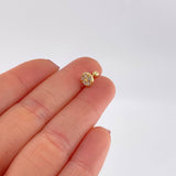 Piercing Circulo 0.6g / 1.2cm Oro Amarillo 18K