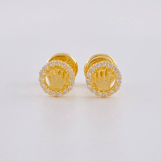 Topos Circulo Corona 0.7g / 5.7mm Oro Amarillo 18K