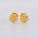 Topos Circulo Corona 0.7g / 5.6mm Oro Amarillo 18K