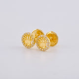 Topos Circulo Corona 0.7g / 5.6mm Oro Amarillo 18K