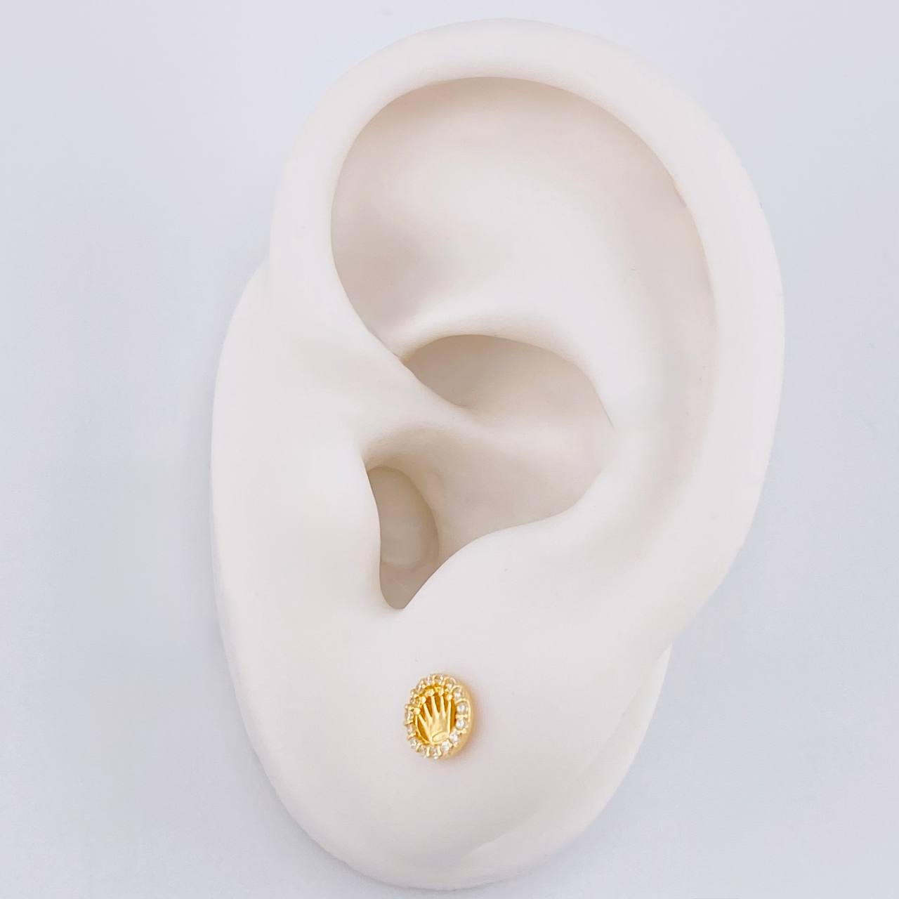 Topos Circulo Corona 0.7g / 5.6mm Oro Amarillo 18K