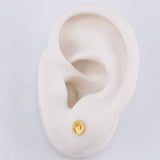 Topos Circulo Corona 0.7g / 5.6mm Oro Amarillo 18K
