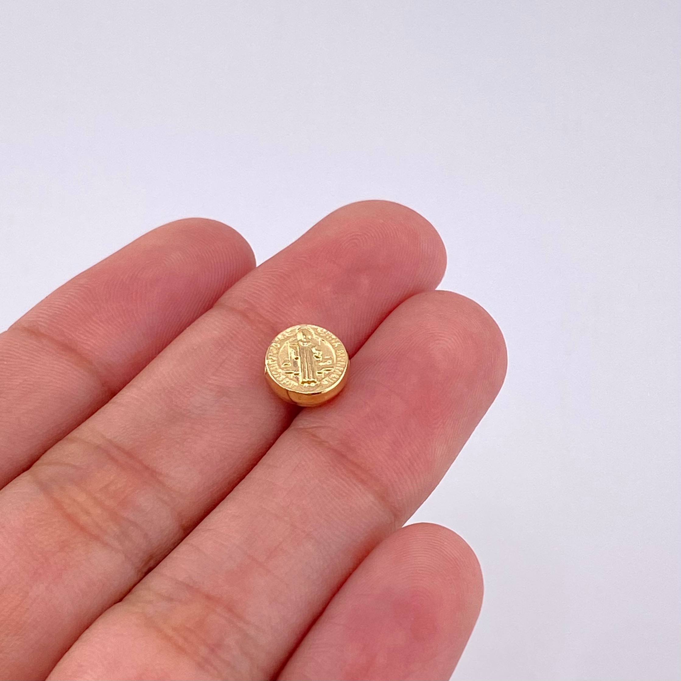 Herraje San Benito 0.55g / 1cm Oro Amarillo 18K