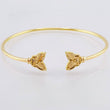Pulso Aro Mariposa 3.7 g / 17.5 cm / 1.8 mm Oro Amarillo 18K