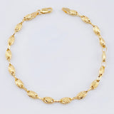 Pulso Rustico Ojivas Curvas 3.1gr / 18.5cm / 4mm Oro Amarillo 18K ©