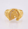 Anillo Herradura Caballo 6.3gr / T10 1/2 / Oro Amarillo 18K