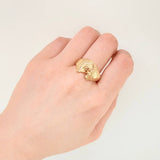 Anillo Herradura Caballo 6.3gr / T10 1/2 / Oro Amarillo 18K