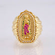 Anillo Virgen De Guadalupe 7.8gr / T5 1/2 / Oro Amarillo 18K