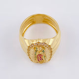 Anillo Virgen De Guadalupe 7.8gr / T5 1/2 / Oro Amarillo 18K