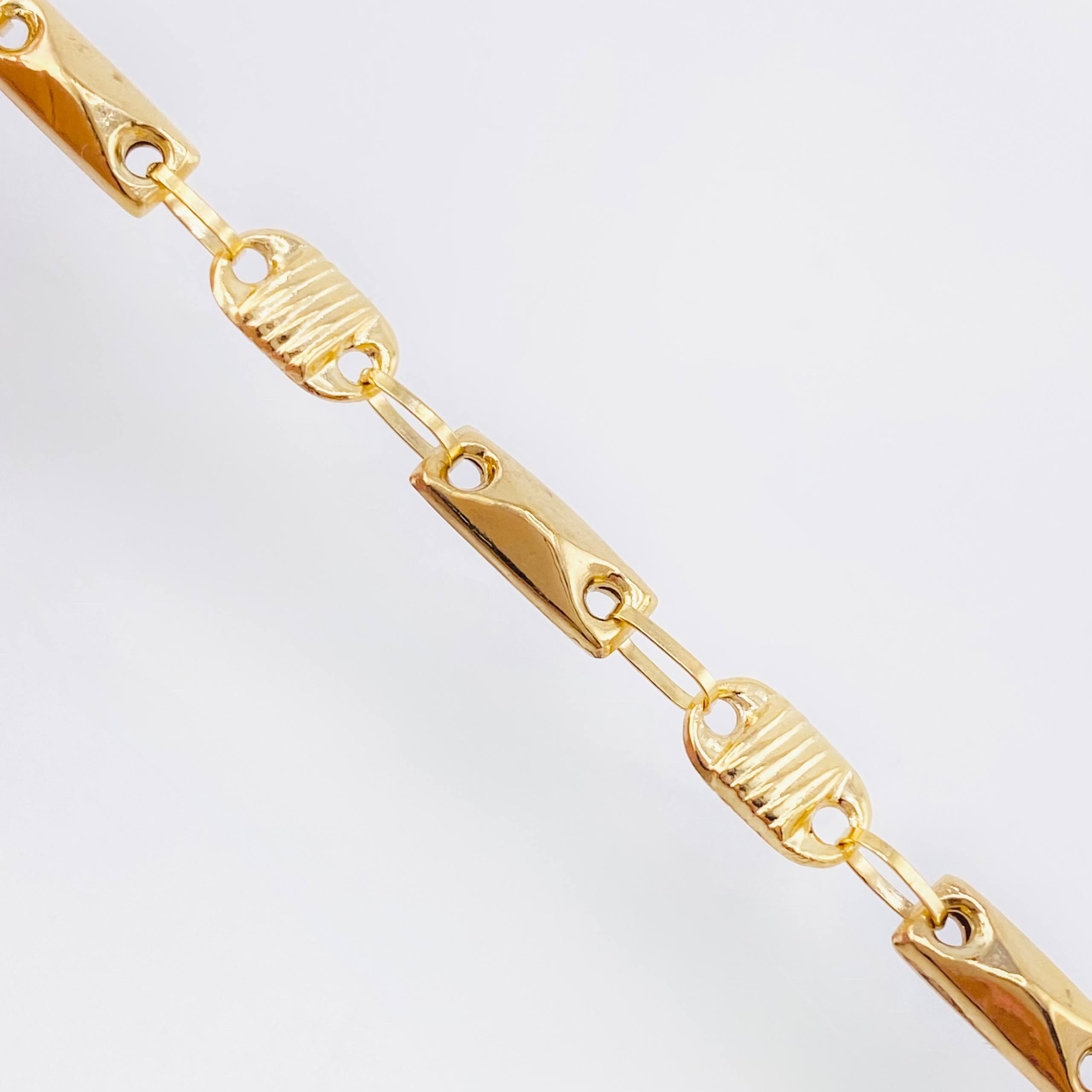 Pulso Rustico Adije Canotillo 4.3gr / 21.5cm / 4.7mm Oro Amarillo 18K