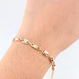 Pulso Rustico Adije Canotillo 4.3gr / 21.5cm / 4.7mm Oro Amarillo 18K