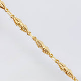 Pulso Rustico Dubai 3.65gr / 18cm / 4.5mm Oro Amarillo 18K ©