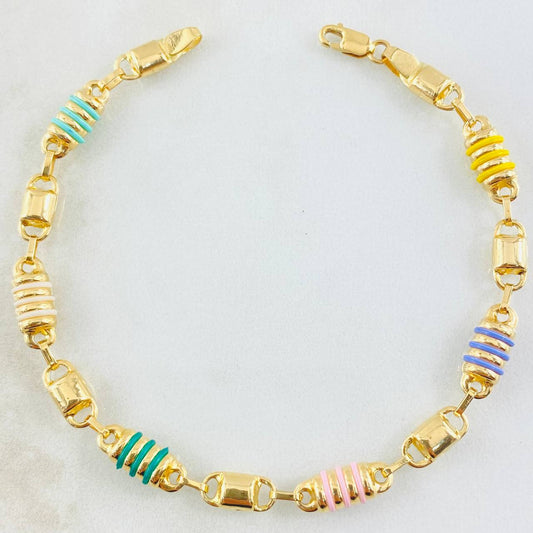 Pulso Rustico 4.9gr / 19cm / Oro Amarillo 18K *