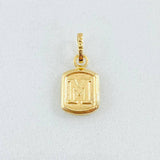 Dije Letra M 0.3gr / 1.5cm / Oro Amarillo 18K