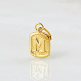 Dije Letra M 0.3gr / 1.5cm / Oro Amarillo 18K