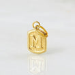 Dije Letra M 0.35 g / 1.4 cm Oro Amarillo 18K