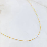 Cadena Veneciana 4.8gr / 45cm / 1.7mm Oro Amarillo +3 18K *