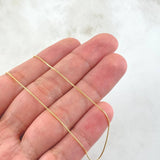 Cadena Veneciana 4.8gr / 45cm / 1.7mm Oro Amarillo +3 18K *