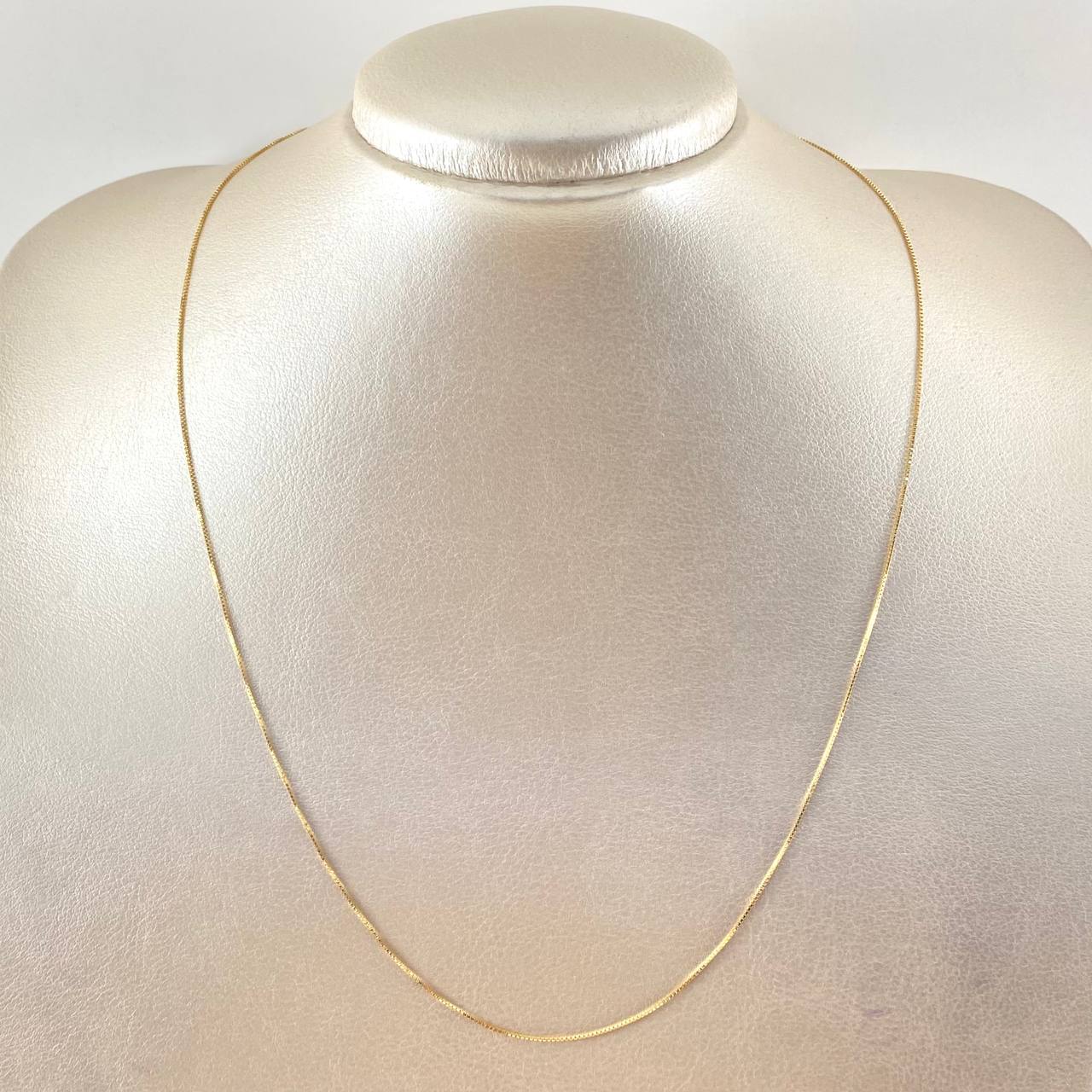 Cadena Veneciana 4.8gr / 45cm / 1.7mm Oro Amarillo +3 18K *