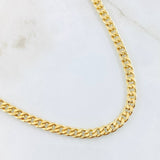 Cadena Cubana 6.9gr / 60cm / Oro Amarillo +1 18K ©
