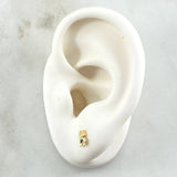 Topos Rana Animada 0.65gr / 6mm Circones Blancos Azul Rey Oro Amarillo 18K *