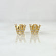 Topos Letra W 1.3gr / 8mm Oro Amarillo 18K