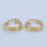 Candongas Andy 0.9gr / 1.5cm / Oro Amarillo 18K &