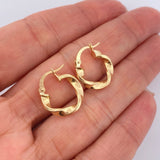 Candongas Charin 1.55gr / 1.8cm / Oro Amarillo 18K &