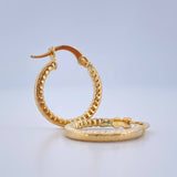 Candongas Iris 1.3gr / 2cm / Oro Amarillo 18K &