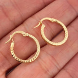 Candongas Iris 1.3gr / 2cm / Oro Amarillo 18K &