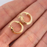 Candongas Clau 1.15gr / 1.5cm / Oro Amarillo 18K &